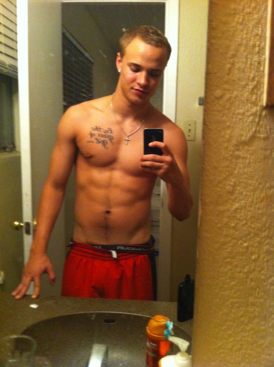 Blond Twink Self Shot